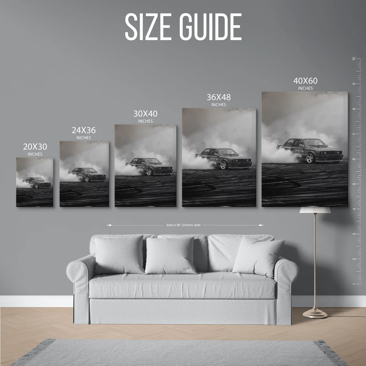 3 Series Drift — Size Guide
