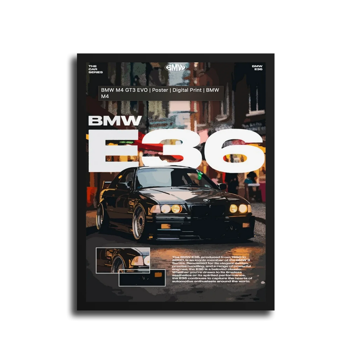 3 Series E36 — Black Frame