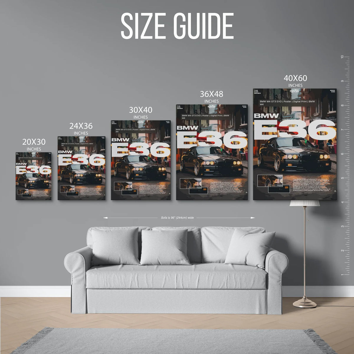 3 Series E36 — Size Guide