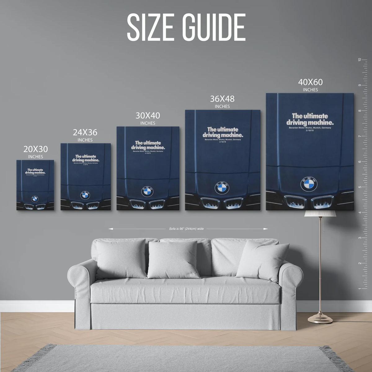 6 Series E24 Sharknose — Size Guide