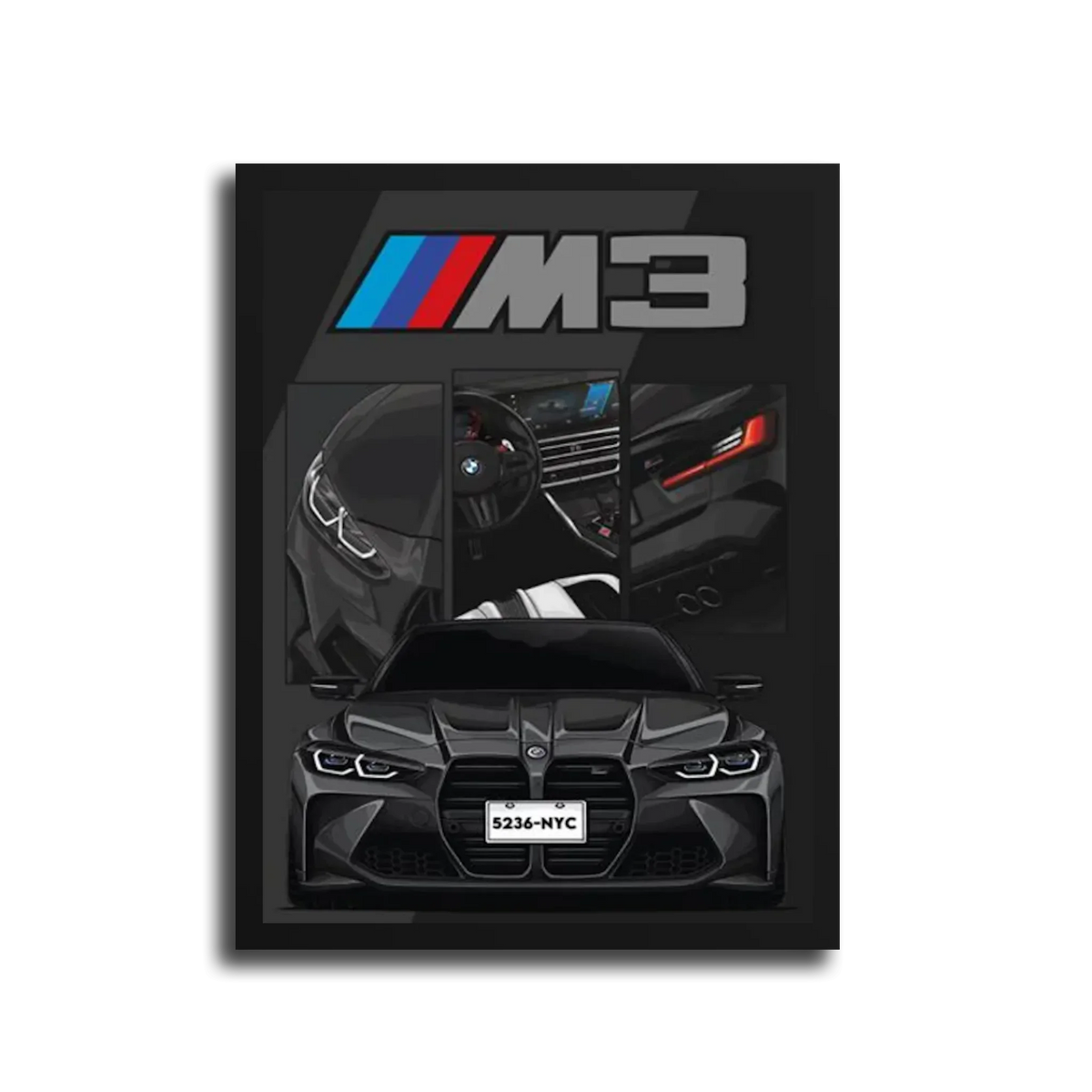 M3 G80 Competition V2 — Black Frame