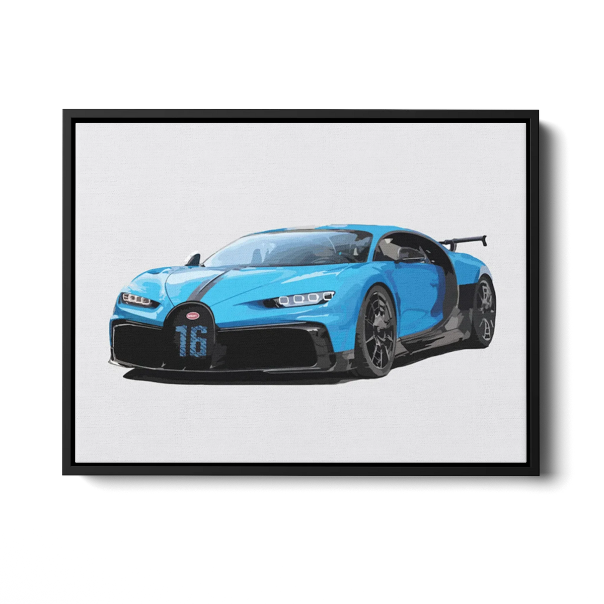 Chiron Pur Sport Front — Canvas Print