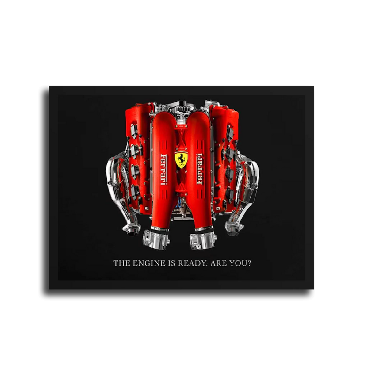 V12 Engine Ready — Black Frame
