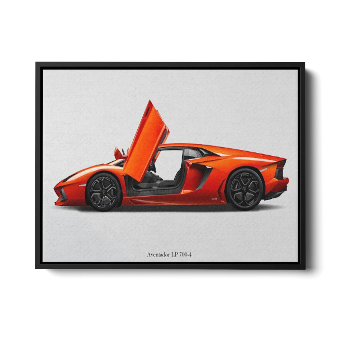 Aventador Lp700 4 Door Open — Canvas Print