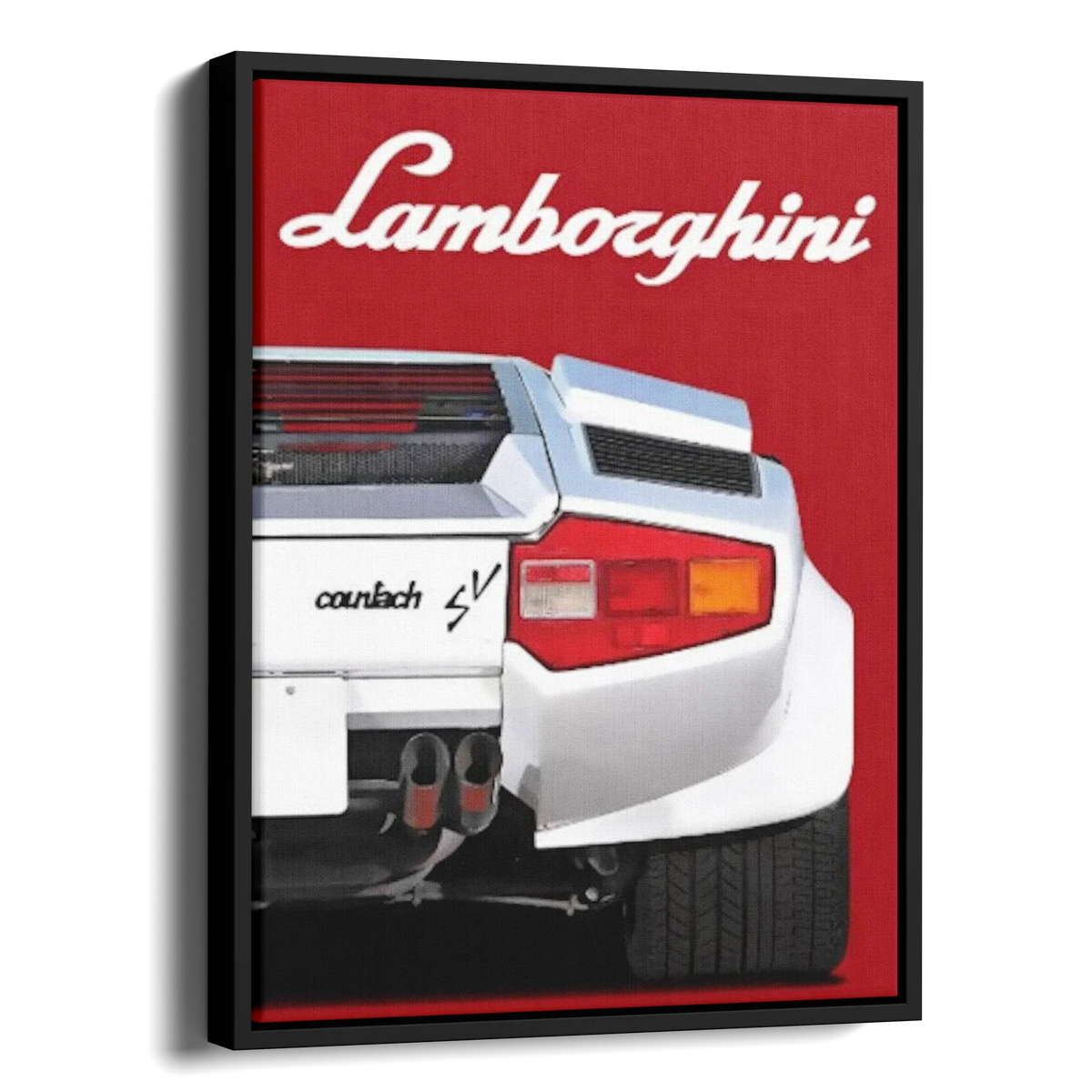 Countach Sv Red Poster — Alternate View