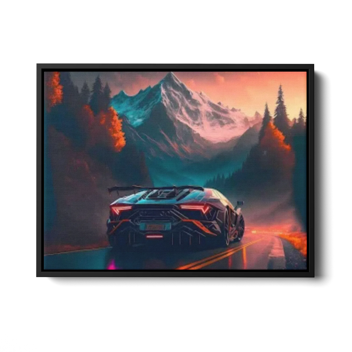Revuelto Mountain Drive — Canvas Print