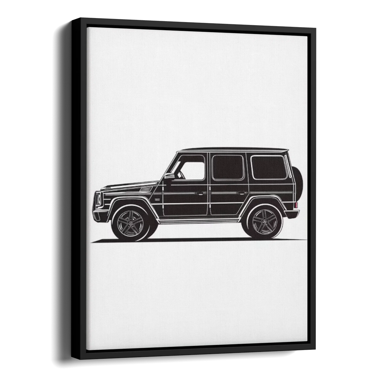 G Wagon Side Line Art — Alternate View
