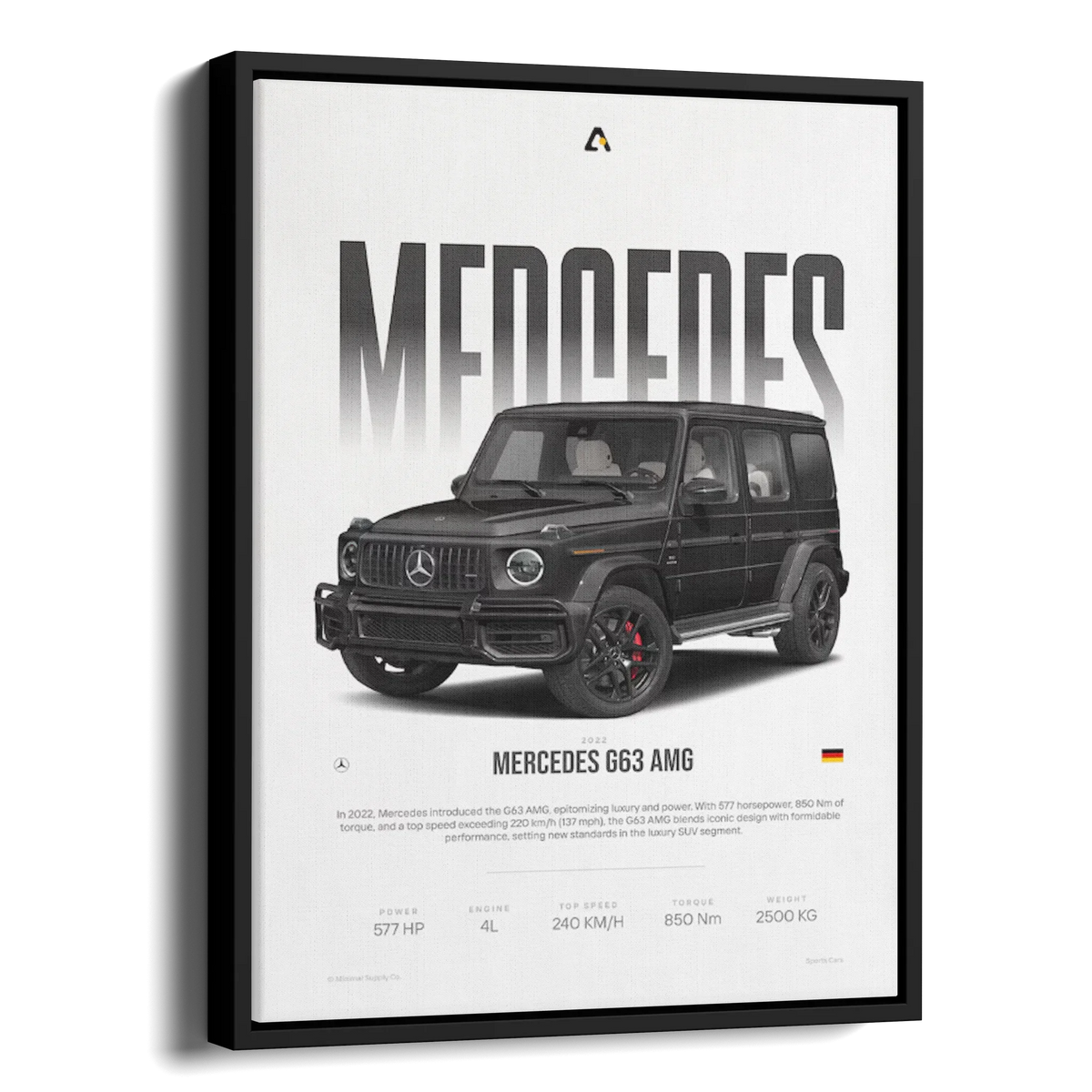 G63 Amg Specs Poster — Alternate View