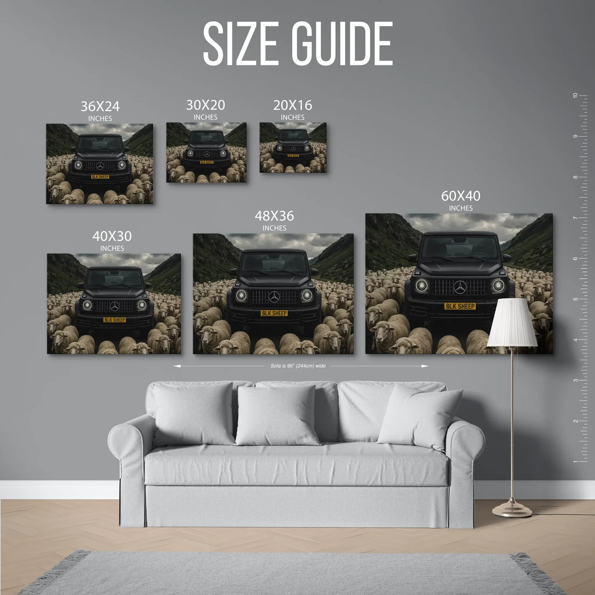 G63 Blk Sheep — Size Guide