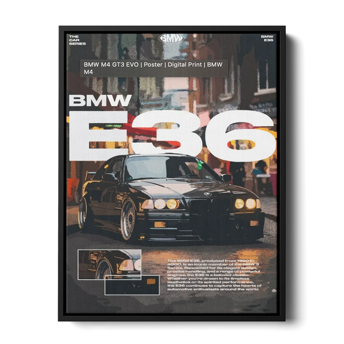 3 Series E36 — Canvas Print