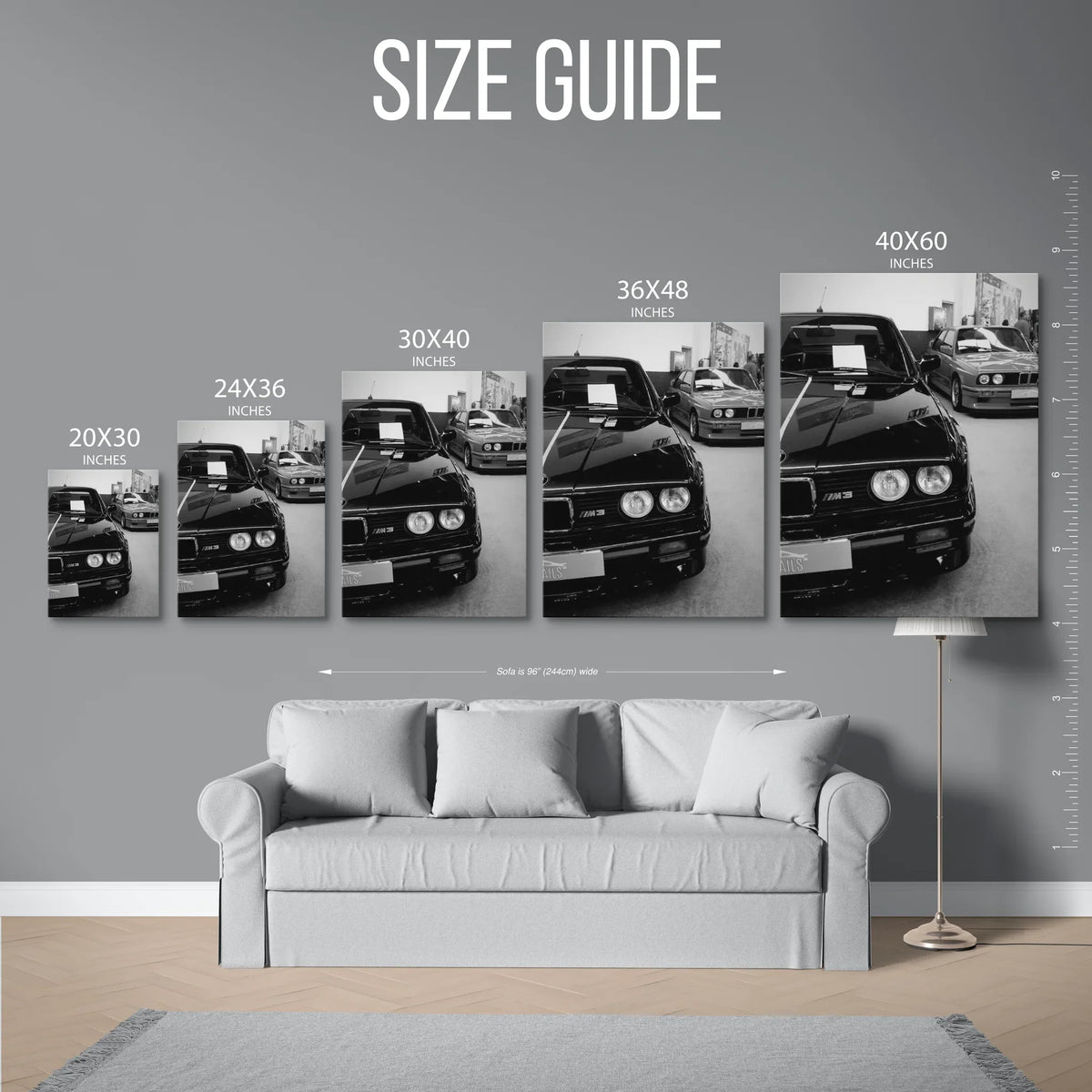 M3 E30 — Size Guide