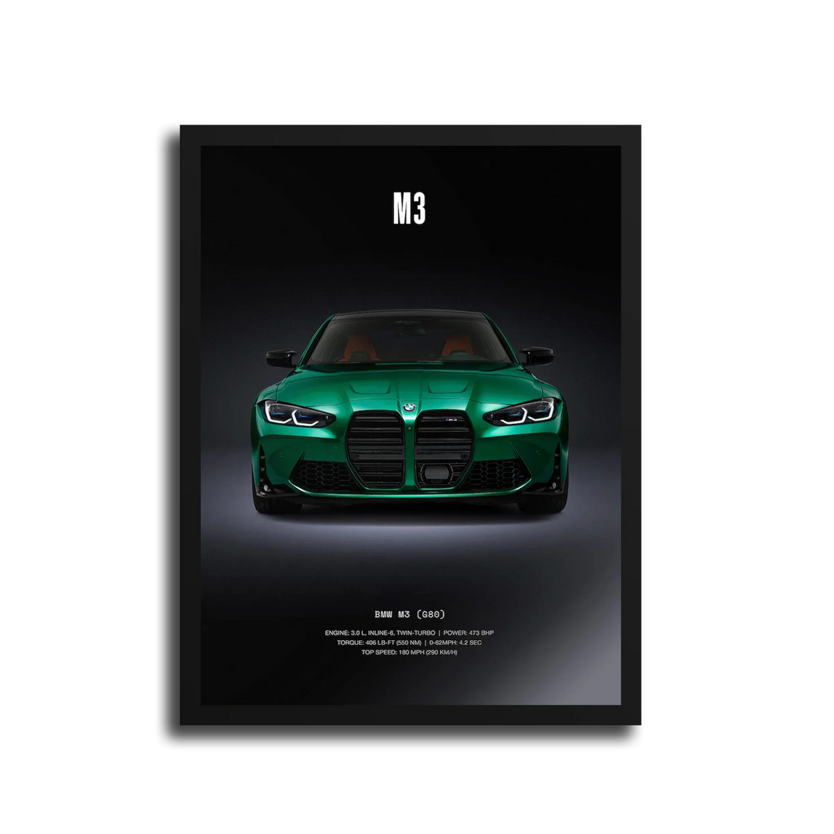 M3 F80 — Black Frame