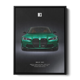 M3 F80 — Canvas Print