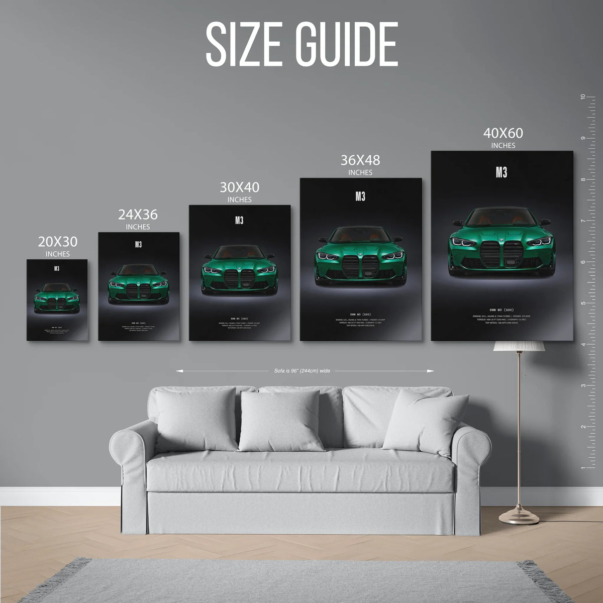 M3 F80 — Size Guide