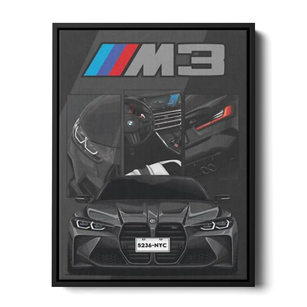 M3 G80 Competition V2 — Canvas Print