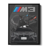 M3 G80 Competition V2 — Canvas Print