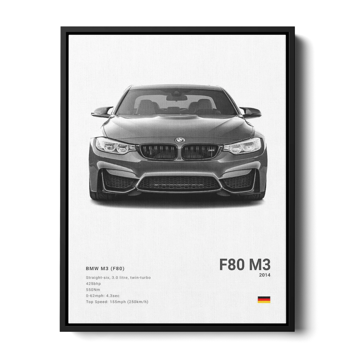 M3 G81 Touring — Canvas Print