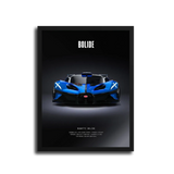 Bolide Specs Poster — Black Frame