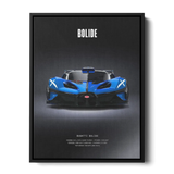 Bolide Specs Poster — Canvas Print