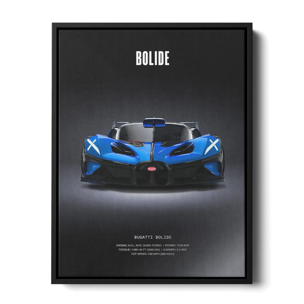 Bolide Specs Poster — Canvas Print