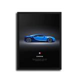 Chiron Dark French Flag — Black Frame