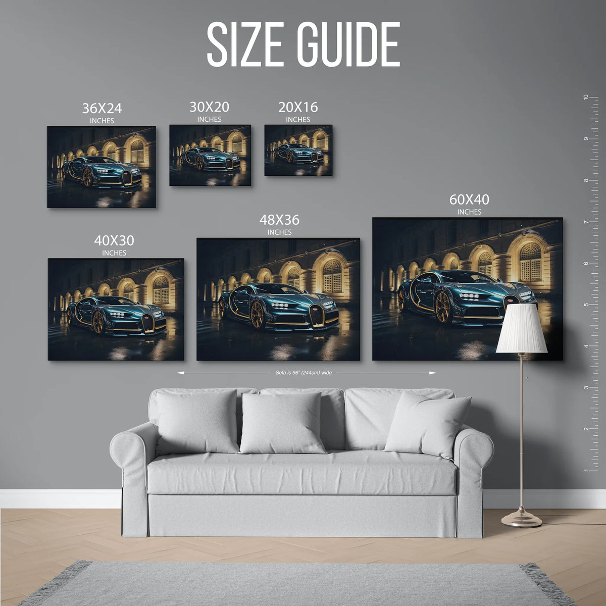 Chiron Night Palace — Size Guide