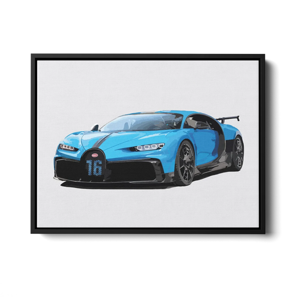 Chiron Pur Sport Front — Canvas Print