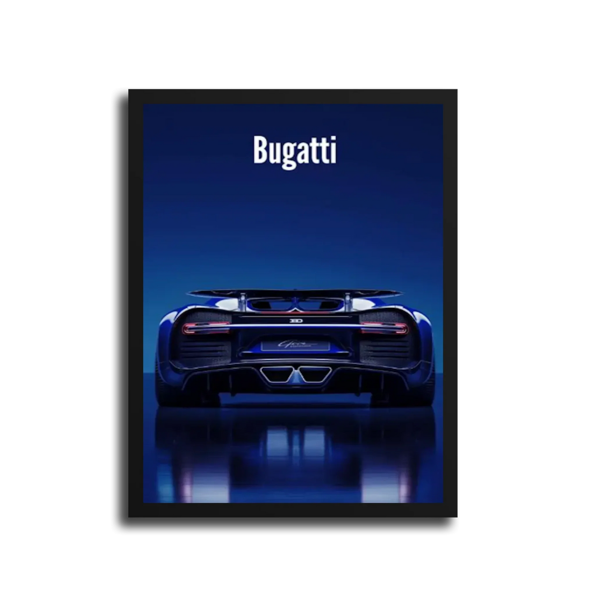 Chiron Rear Blue — Black Frame