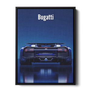 Chiron Rear Blue — Canvas Print