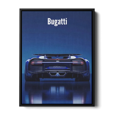 Chiron Rear Blue — Canvas Print