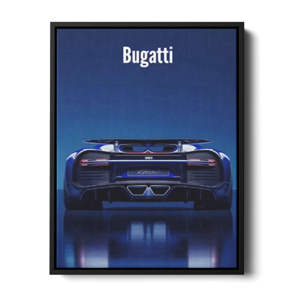 Chiron Rear Blue — Canvas Print