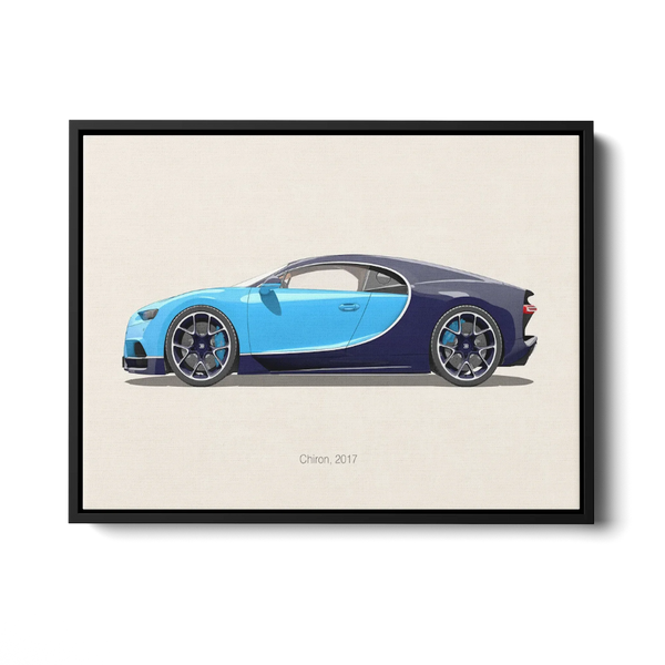 Chiron Side Illustration — Canvas Print