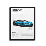 Chiron Specs Poster — Black Frame