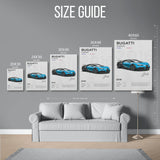 Chiron Specs Poster — Size Guide
