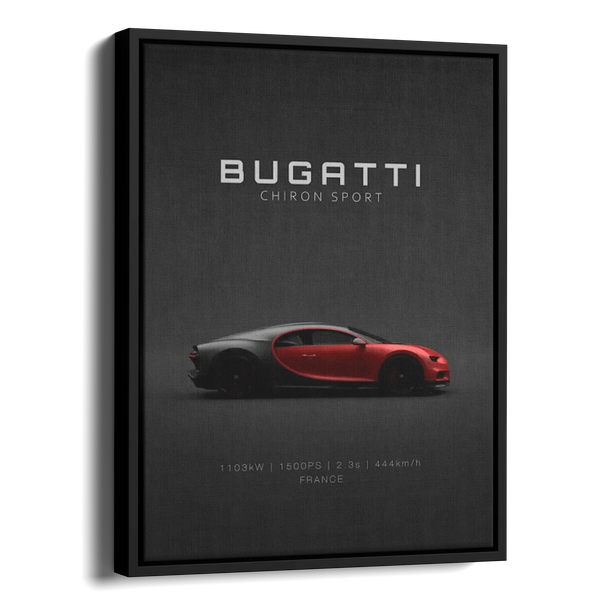 Chiron Sport Red Poster — Alternate View