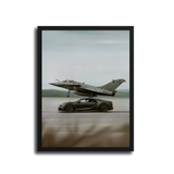 Chiron Vs Fighter Jet — Black Frame