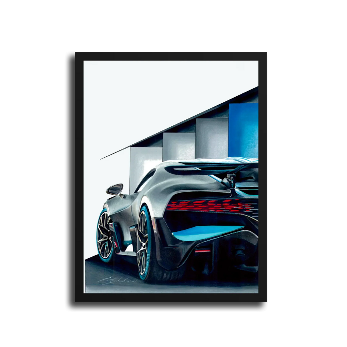 Divo Rear Architecture — Black Frame