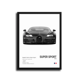 Veyron Super Sport Specs Bw — Black Frame