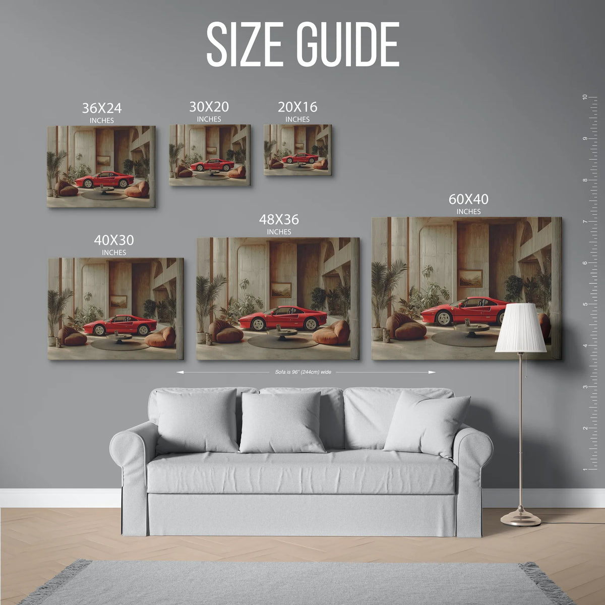 288 Gto Interior Lifestyle — Size Guide