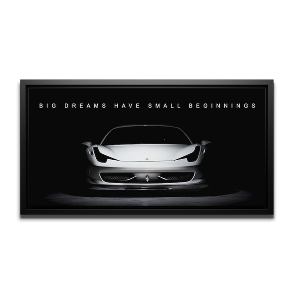 458 Big Dreams Panoramic — Canvas Print
