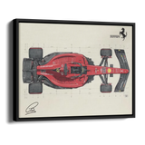 F1 Blueprint Top View — Alternate View