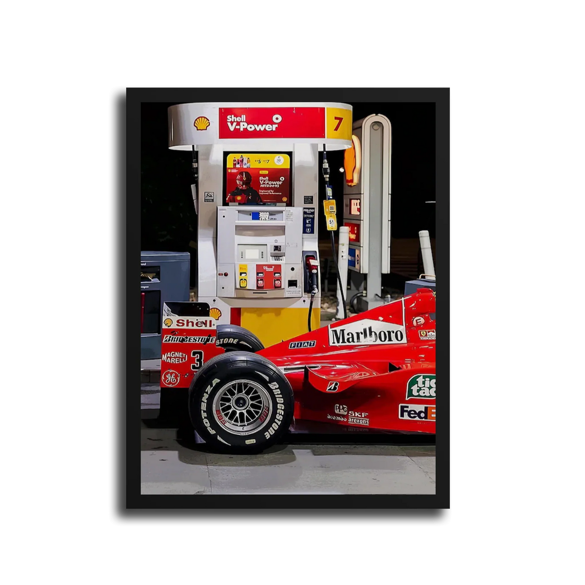 F1 Schumacher Shell Station — Black Frame