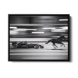 F1 Vs Horse Speed — Canvas Print