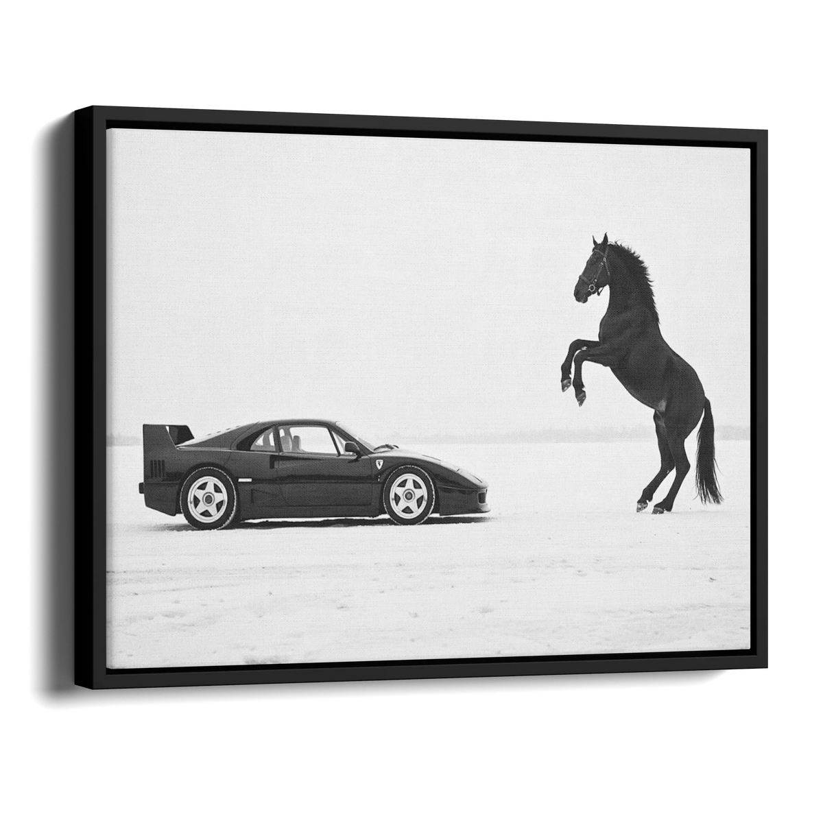 F40 Black Horse — Alternate View