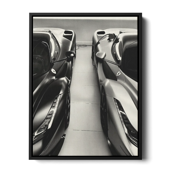 Laferrari Duo Garage — Canvas Print