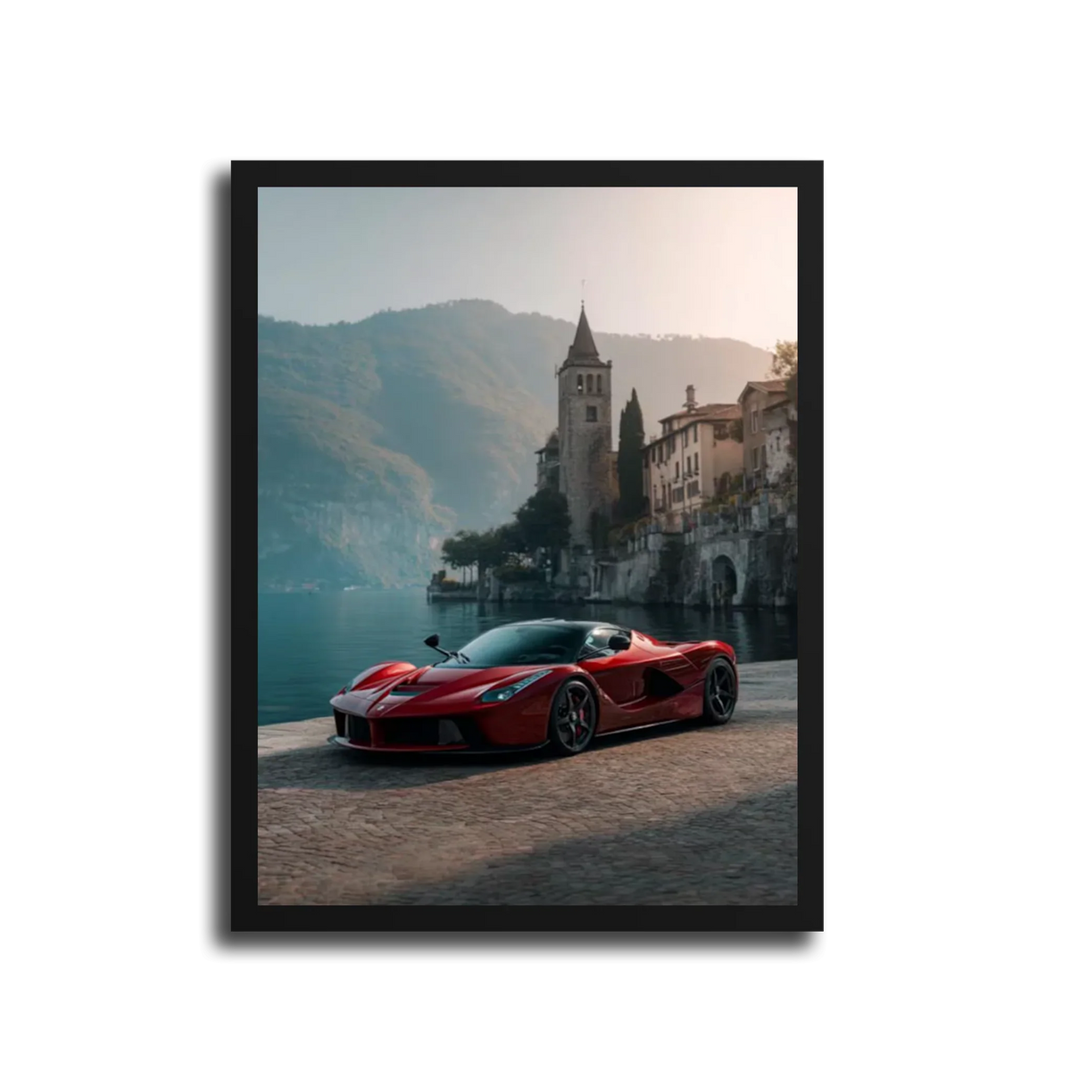 Laferrari Lake Como — Black Frame