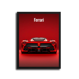 Laferrari Rear Red — Black Frame