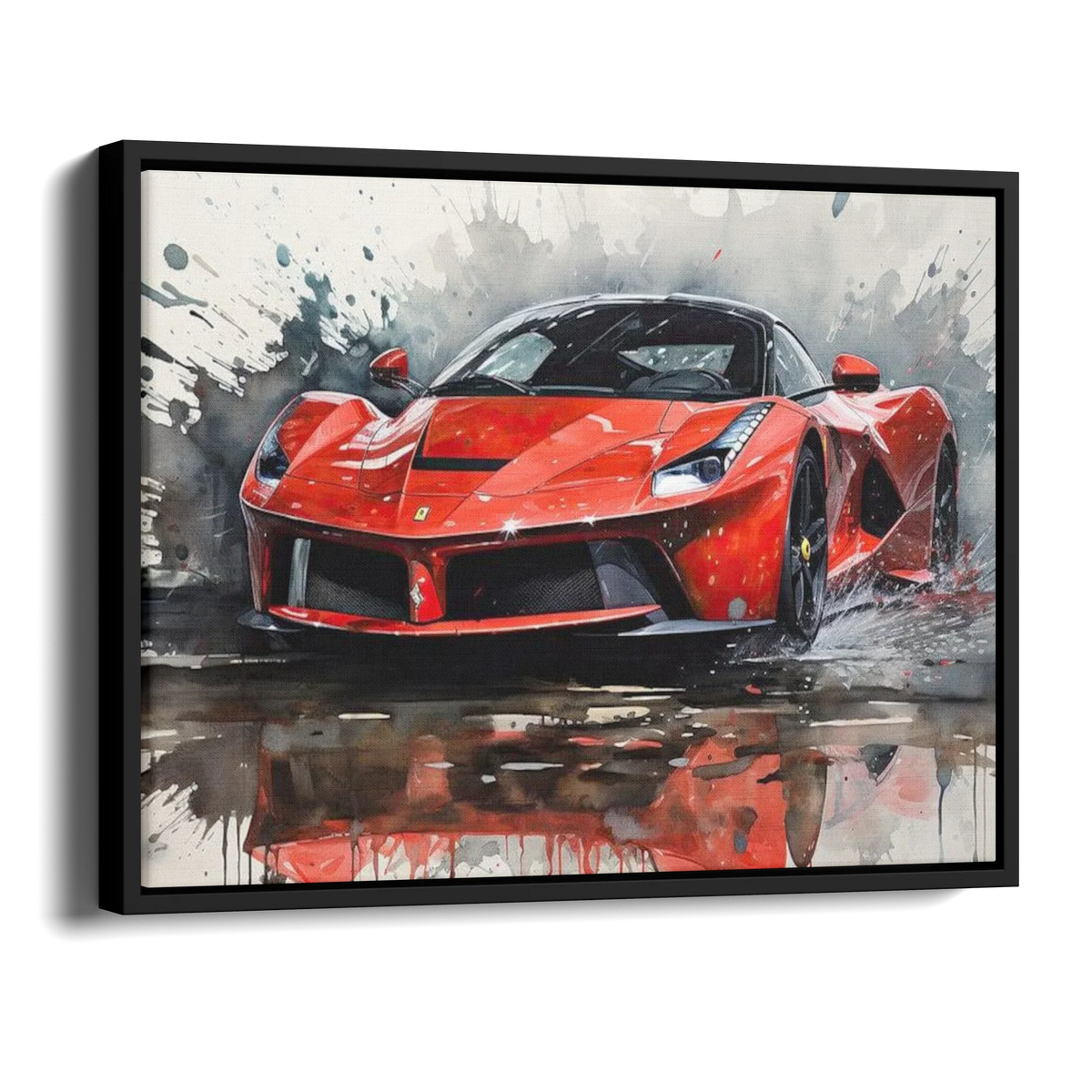 Laferrari Watercolor Splash — Alternate View