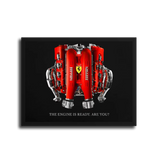 V12 Engine Ready — Black Frame