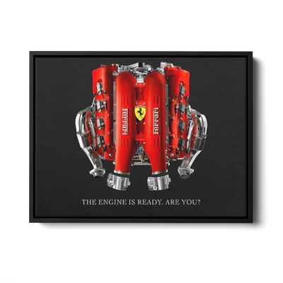 V12 Engine Ready — Canvas Print